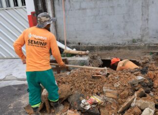 Prefeitura de Manaus recupera drenagem profunda no bairro Compensa 2 e melhora infraestrutura da via